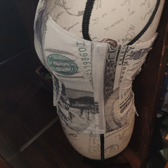 Money print corset - Picture 4 of 8